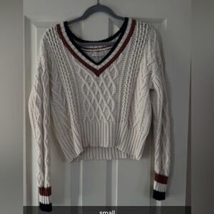 american eagle sweater; kinda cropped